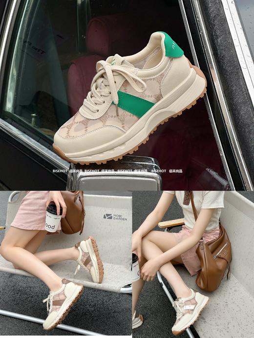 新品厚底网纱时尚休闲阿甘鞋643B42537（W） 商品图5