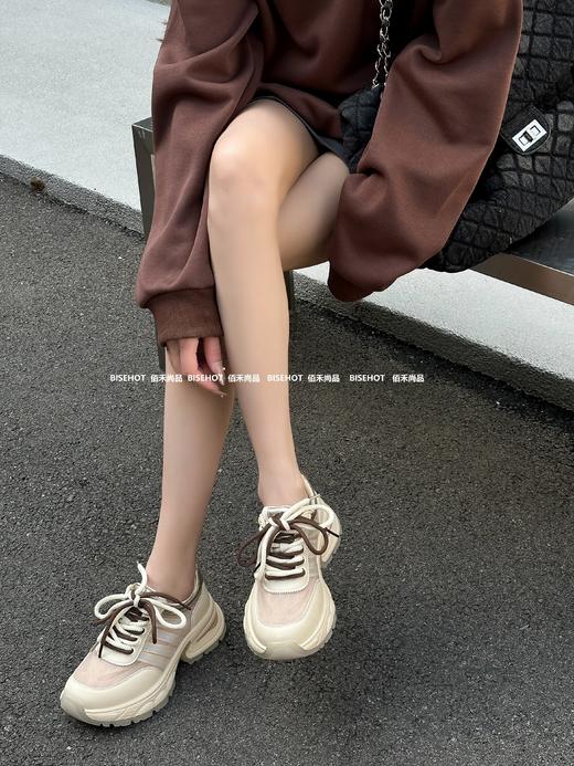 新品女士双层吸膜底百搭时尚老爹鞋643B42562（W） 商品图8