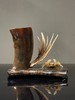 牛角巧雕案头笔筒摆件，顺丰包邮 商品缩略图2