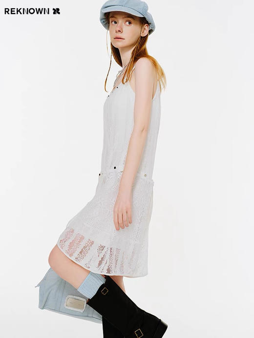 蕾丝吊带裙 商品图1