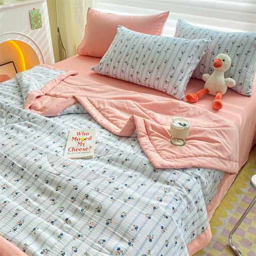 奥若拉A类泡泡纱印花夏被 商品图1