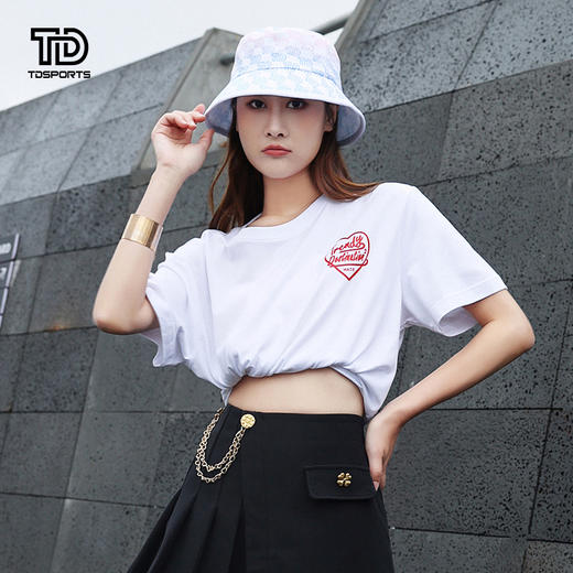 tdsports新款渐变色印花渔夫帽四季防晒遮阳帽子百搭休闲 商品图2