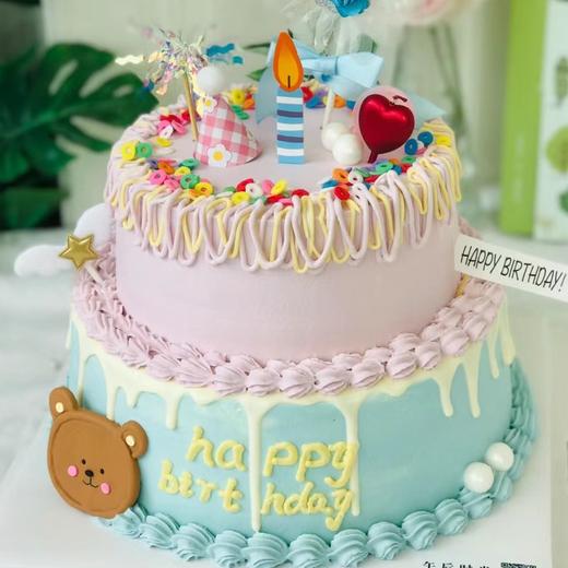 【儿童派对蛋糕双层001款】 商品图0