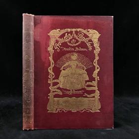 1893年 奥斯丁·多布森《瓷器箴言》 24幅插图 漆布精装大32开