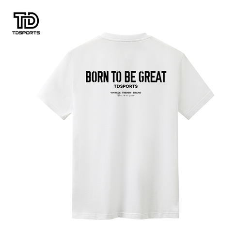 tdsports唐代运动国潮潮牌字母印花2024年夏季新款上衣T恤短袖 商品图1