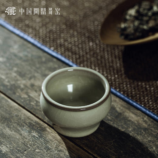 问鼎哥窑致巧款精工一禅杯 商品图3