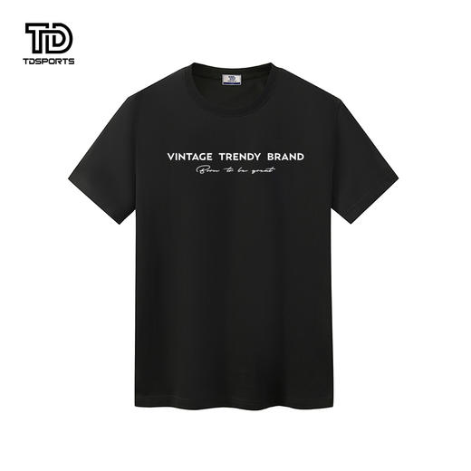 tdsports唐代运动国潮风潮牌晚霞印花2024年夏季新款上衣T恤短袖 商品图2