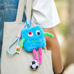 咔哒心系列毛绒钥匙链