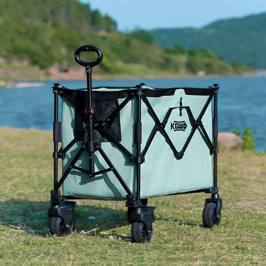 空钩悟道户外露营车 可折叠野餐手推车大容量营地儿童可躺拖车 商品图0