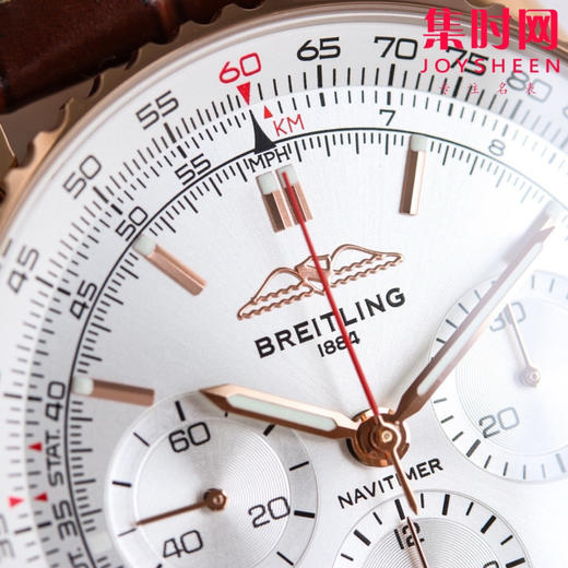 百年灵新款航空计时系列 B01计时男士机械腕表 Navitimer 1 B01 Chronograph迭代款无疑是地道的航空计时腕表 商品图2