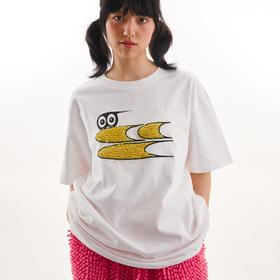 CryingCenter x Takuma Fujisaki x ARTOX GROP合作款毛毛logoT恤