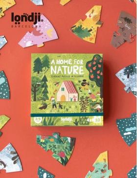 londji西班牙进口进阶男孩女孩2-3到6岁儿童《四季》拼图益智玩具生日礼物