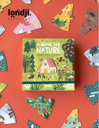 londji西班牙进口进阶男孩女孩2-3到6岁儿童《四季》拼图益智玩具生日礼物 商品图0