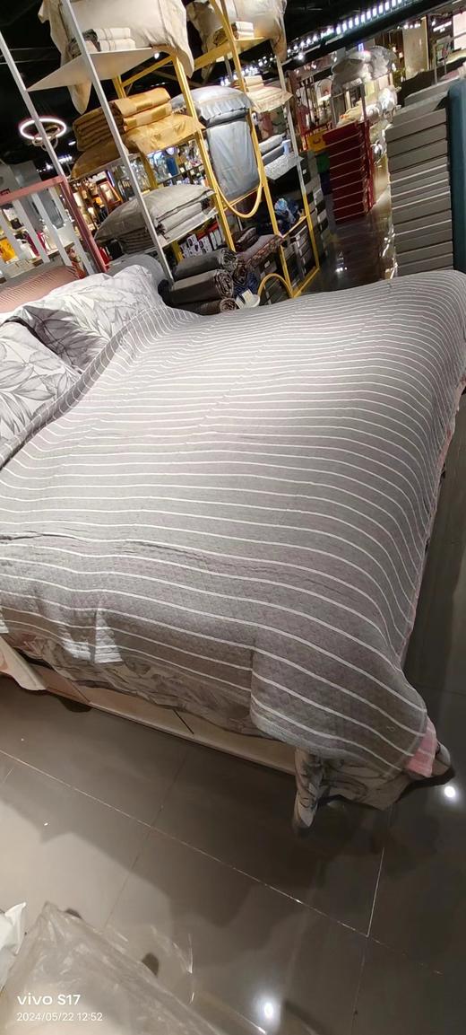 简约条纹多用盖毯 商品图0