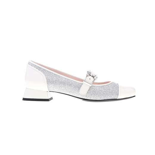 sheme蝶雨彩虹系列水晶饰扣休闲时尚玛丽珍女鞋可定制 商品图12