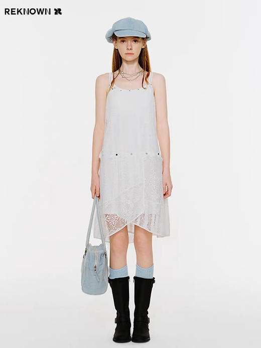 蕾丝吊带裙 商品图2