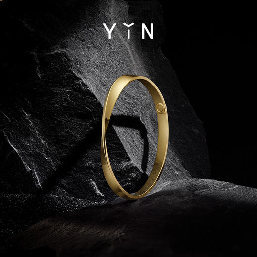 「隐」莫比乌斯环5.0全圈卡扣宽厚手镯 商品图1