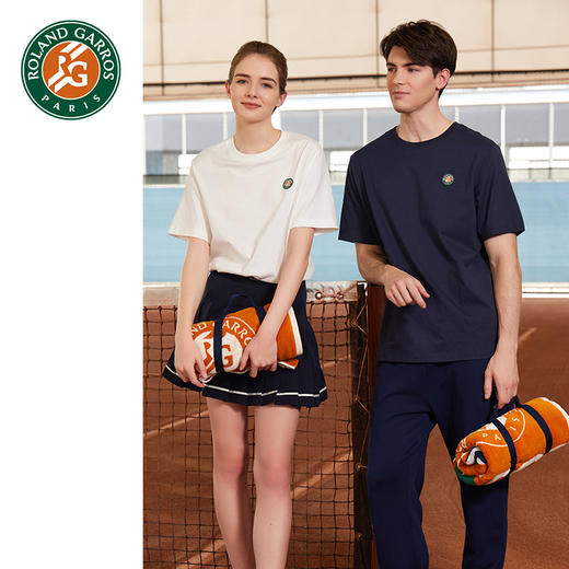 罗兰加洛斯法网官方毛巾网球纯棉新款男女运动擦汗吸汗浴巾 商品图3