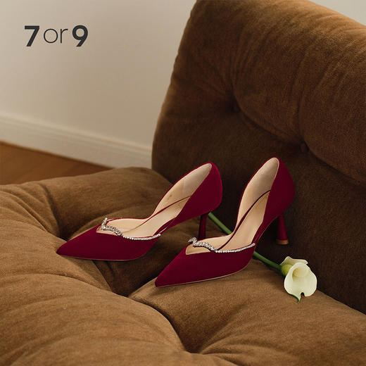 7or9婚鞋—空气棉高跟鞋初雪/霞光 商品图9