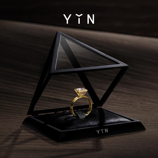 「屹」公主方钻戒-二重 商品图3