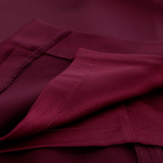 PF8L4斯尔丽2024新款高级感醋酸重工烫钻腰间褶皱显瘦宴会短袖连衣裙 商品图5