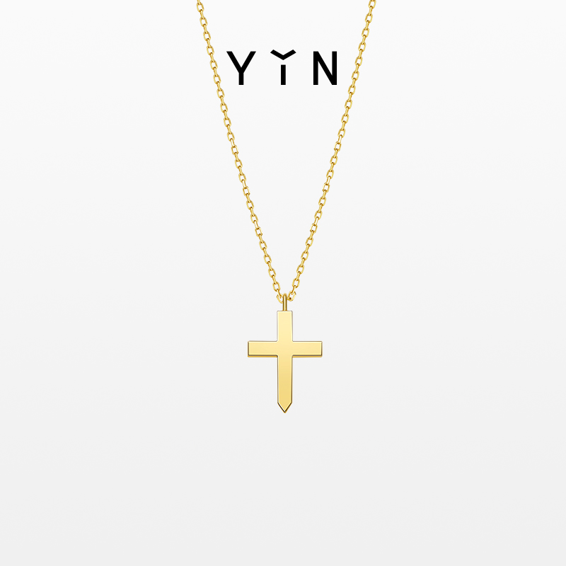 「吟」十字架项链