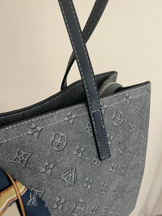 牛仔蓝托特包 商品图4