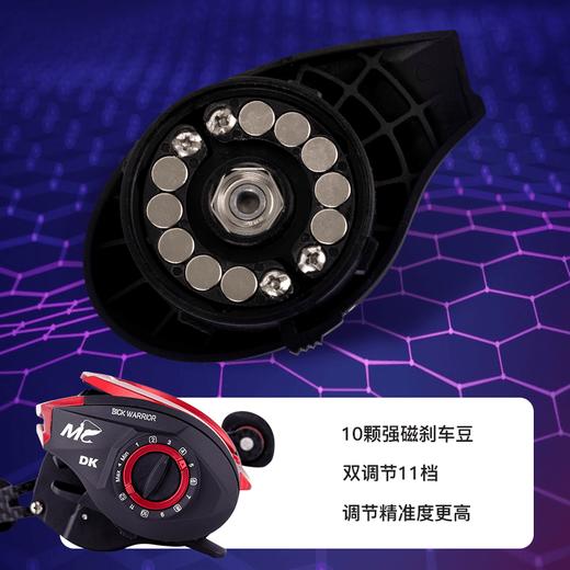佳钓尼黑武士水滴轮打黑路亚鱼线轮防炸线磁力双刹车远投打黑专用 商品图2