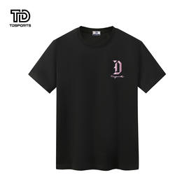 tdsports唐代运动国潮风潮牌字母印花2024年夏季新款上衣T恤短袖