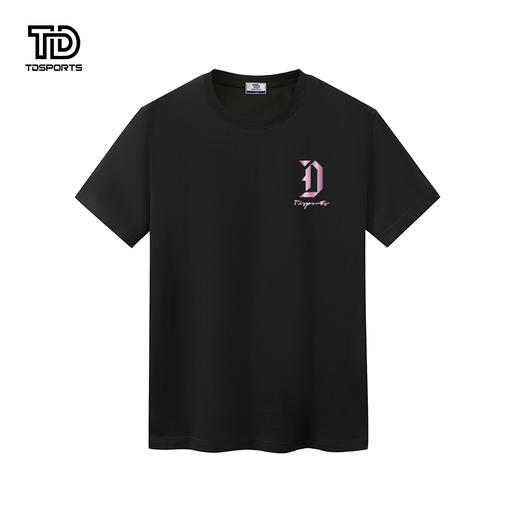 tdsports唐代运动国潮风潮牌字母印花2024年夏季新款上衣T恤短袖 商品图0