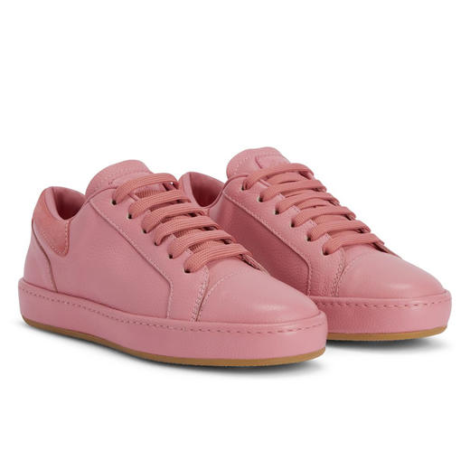 Giuseppe Zanotti 女士字母徽标压花低帮运动鞋 粉红色 RS40012003 商品图1