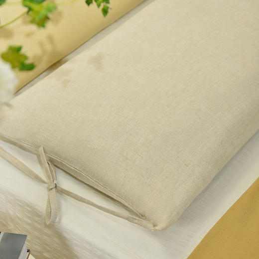 亚麻系列调节枕纯全荞麦壳枕头加高颈枕成人枕 商品图1