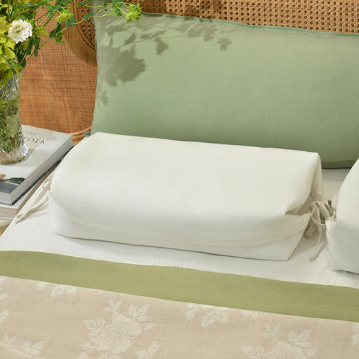 亚麻系列调节枕纯全荞麦壳枕头加高颈枕成人枕 商品图2