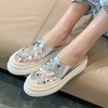 【预售5天】亮片半拖鞋女内增高6cm夏新款厚底凉拖坡跟女鞋ZMXY&2022T302-1 商品缩略图1