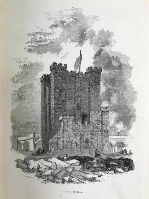 约19世纪后期 大英帝国风光图集（卷3） 百余幅精美版画插图 真皮精装16开 商品图10