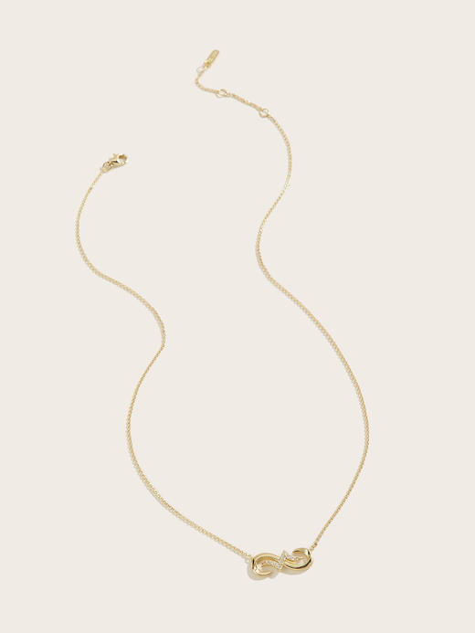 【品牌授权】LACLOCHE纯银镀金密语项链 颜色：14K黄； 材质：925银 商品图1