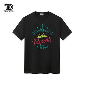 tdsports唐代运动国潮风潮牌卡通印花2024年夏季新款上衣T恤短袖