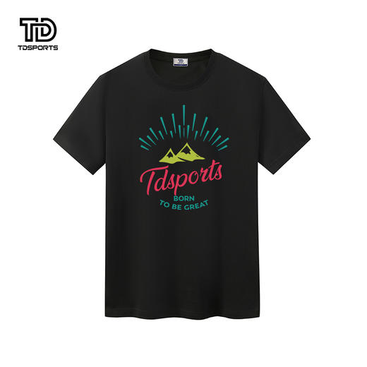 tdsports唐代运动国潮风潮牌卡通印花2024年夏季新款上衣T恤短袖 商品图0