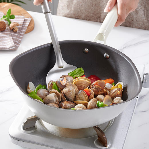 神田 云朵锅系列钛合金家用不粘平底锅蝶翼锅三代 26cm 商品图4