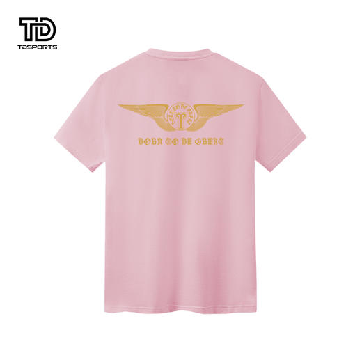 tdsports唐代运动国潮风潮牌纯色印花2024年夏季新款上衣T恤短袖 商品图4