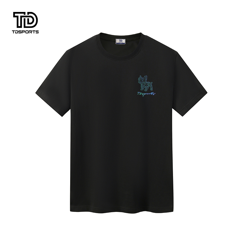 tdsports唐代运动国潮风潮牌卡通印花2024年夏季新款上衣T恤短袖