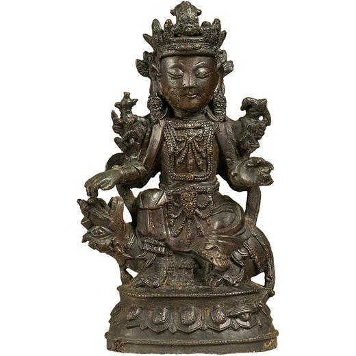 清 铜菩萨像 商品图5