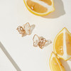 【主持人李莎旻子同款】Garden of Eden 伊甸园系列  | 水晶蝴蝶耳环 商品缩略图4