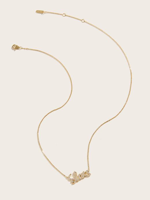 【品牌授权 】LACLOCHE纯银镀金“STARS”繁星项链 颜色：14K黄； 材质：925银 商品图1