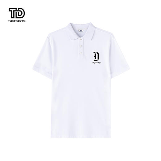 tdsports唐代运动国潮风潮牌字母印花2024年夏季新款上衣短袖POLO衫 商品图1