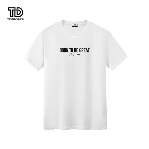 tdsports唐代运动国潮潮牌字母印花2024年夏季新款上衣T恤短袖 商品图0