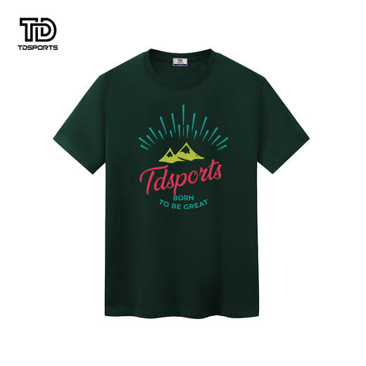 tdsports唐代运动国潮风潮牌卡通印花2024年夏季新款上衣T恤短袖 商品图1