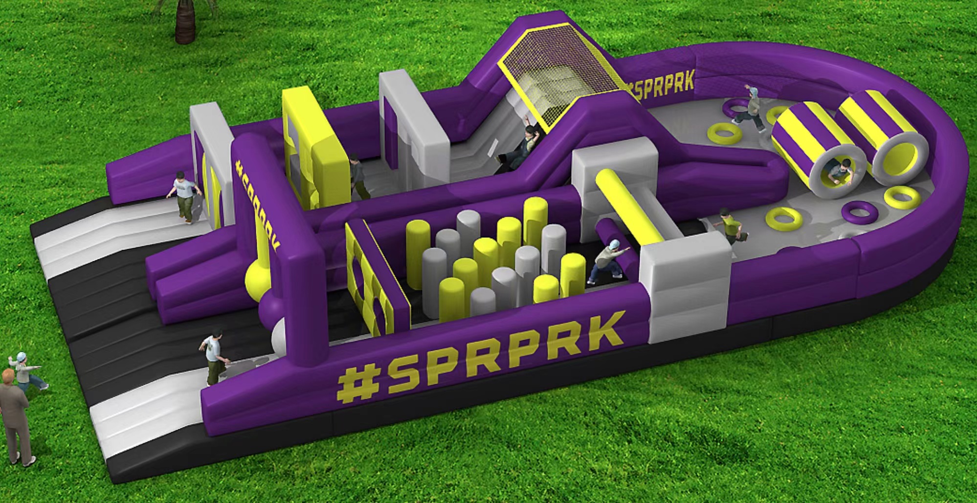 Outdoor Activity Experience the inflatable castle once 户外活动专享-充气城堡城体验一次