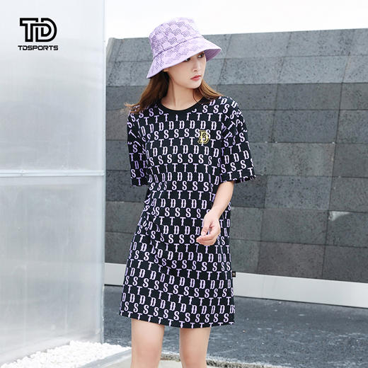 tdsports新款印花紫色渔夫帽四季防晒遮阳帽子百搭休闲 商品图4