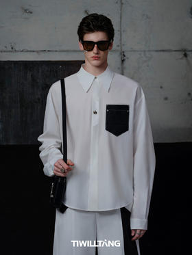 TIWILLTANG启世录“日暮晨昏”结构皮口袋防晒衬衫